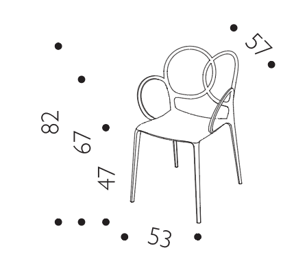 dimensions sissi fauteuil