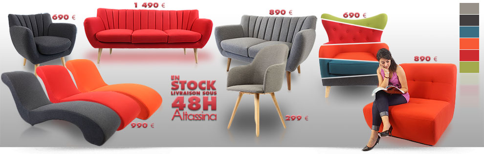 Nouveaut&eacute;s mobilier design Altassina