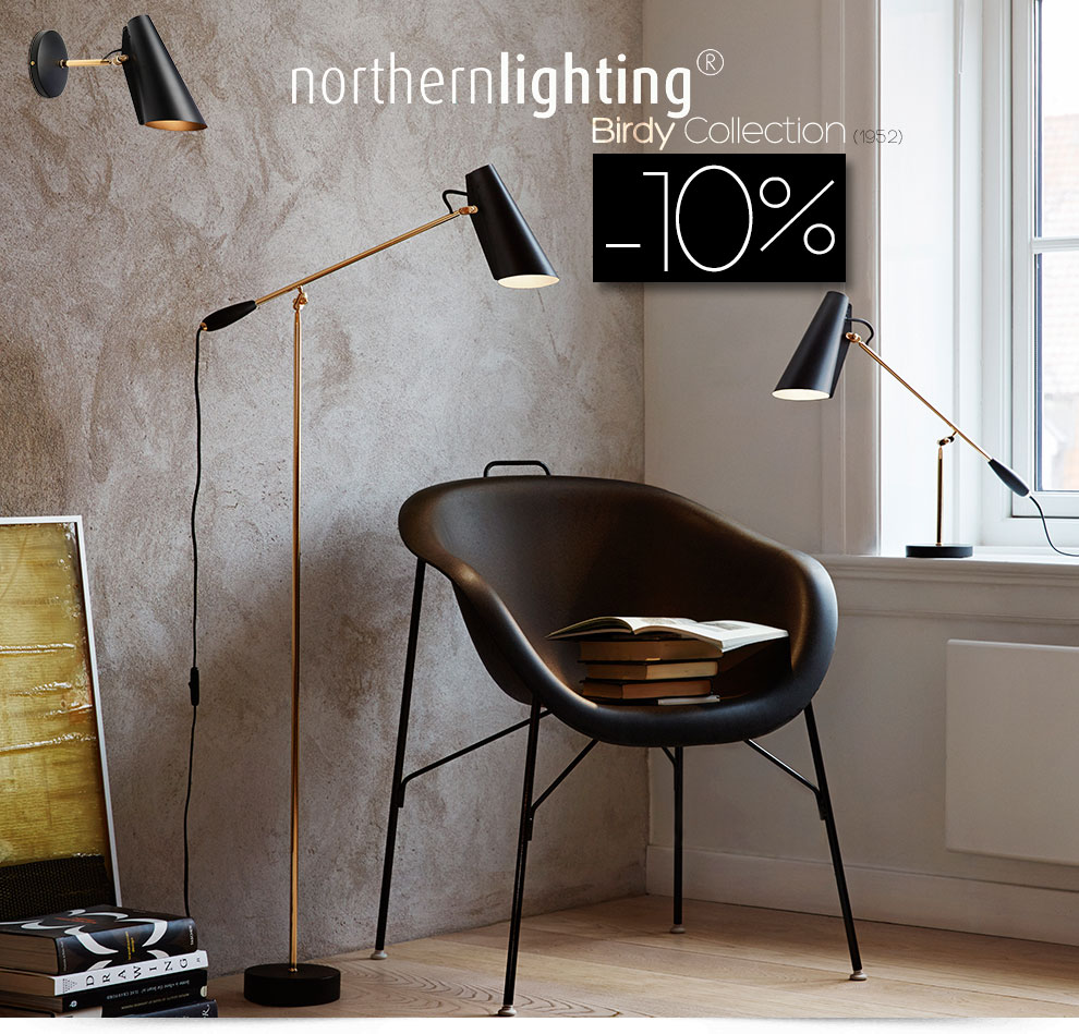 -10% sur les luminaires Birdy de Northern Lighting