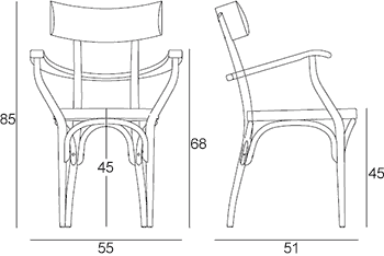 Dimensions fauteuil Czech GTV