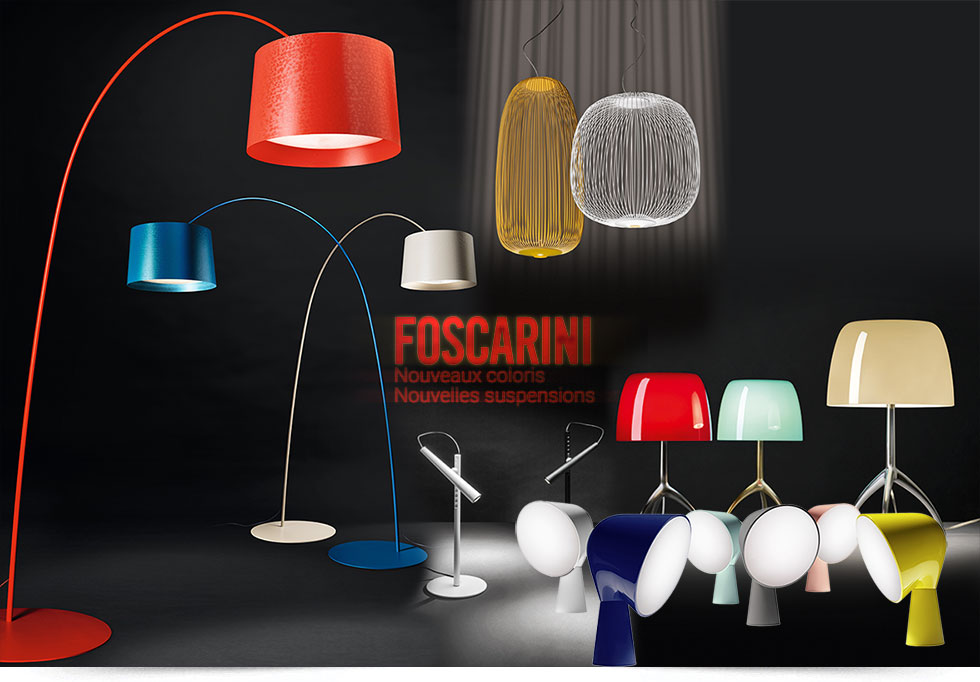 Nouveaut&eacute;s luminaires design Foscarini