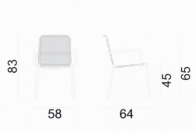 schema straw 24 fauteuil 