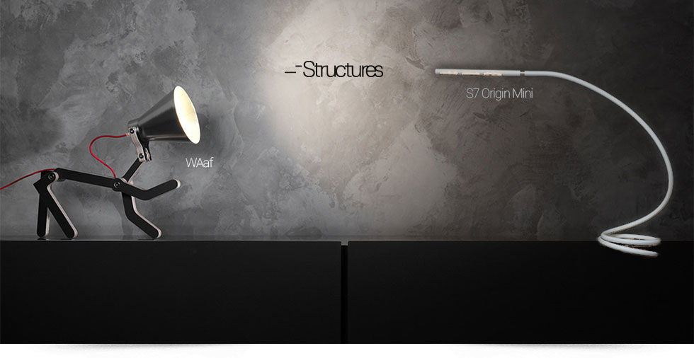 Structures, luminaires design