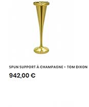 Support à champagne Spun Tom Dixon