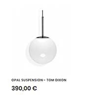 Suspension Opal Tom Dixon