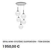 Système de suspension Opal Tom Dixon
