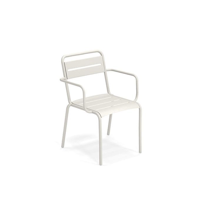 Fauteuil Star aluminium - Blanc (Outlet)