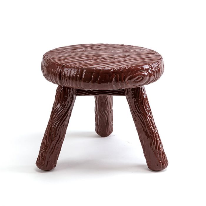 Tabouret Milk - Marron