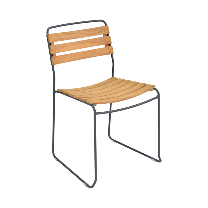 Chaise Surprising Teck - Carbone (Outlet)