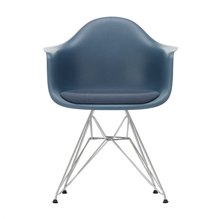 Eames Armchair DAR RE avec Assise Rembourrée