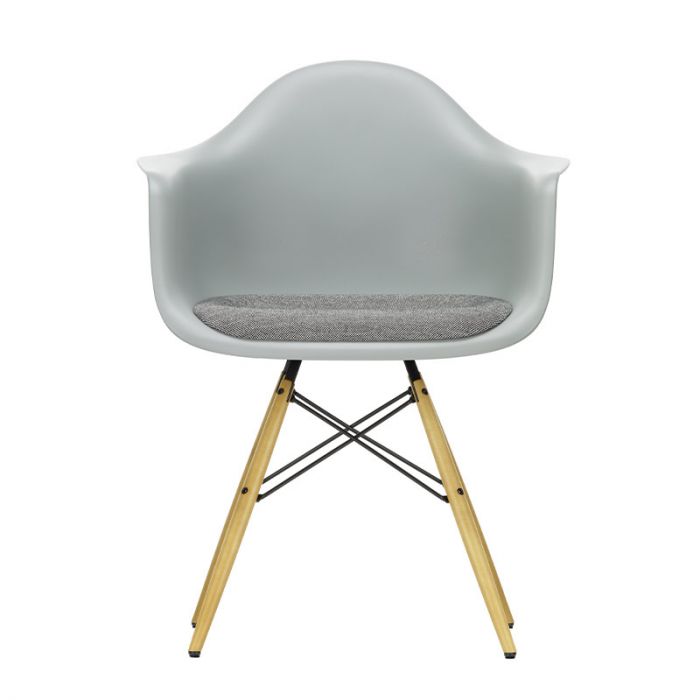 Eames Armchair DAW RE avec assise Rembourrée