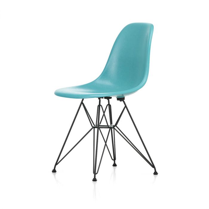 Eames Fiberglass Side Chair DSR Turquoise - Édition limitée