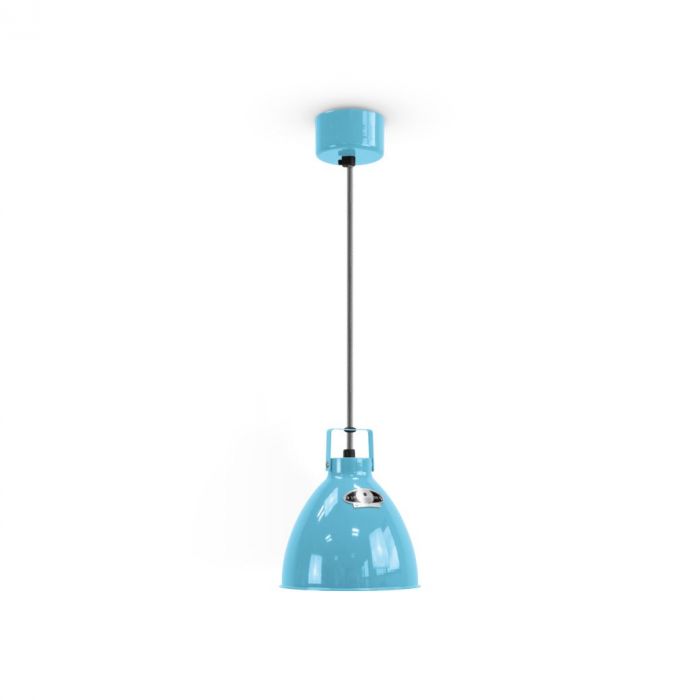 Suspension Augustin 16 cm - Bleu Pastel / Argent (Outlet)