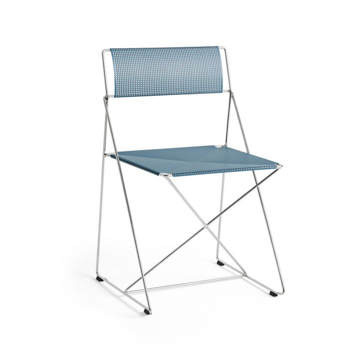 X-Line Chaise Chrome - Bleu (Outlet)