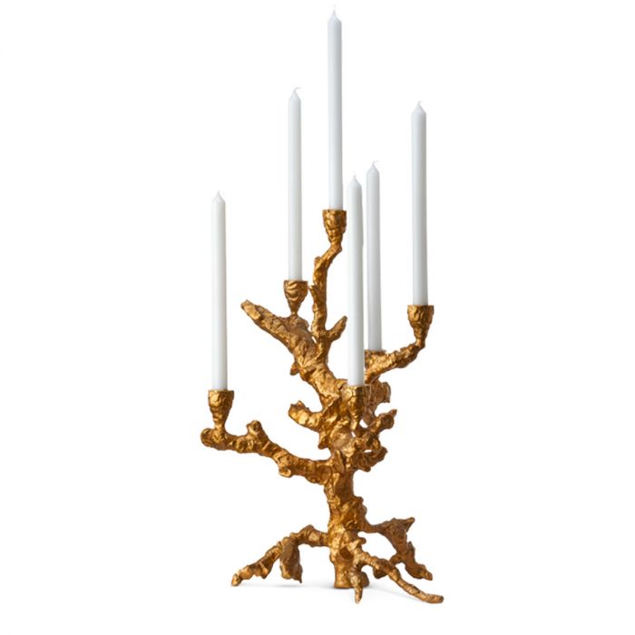 Apple tree candle holder