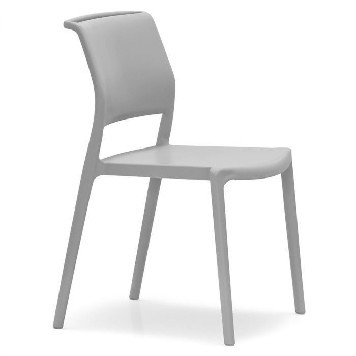 Lot de 4 chaises Ara 310 - Gris clair (Outlet)