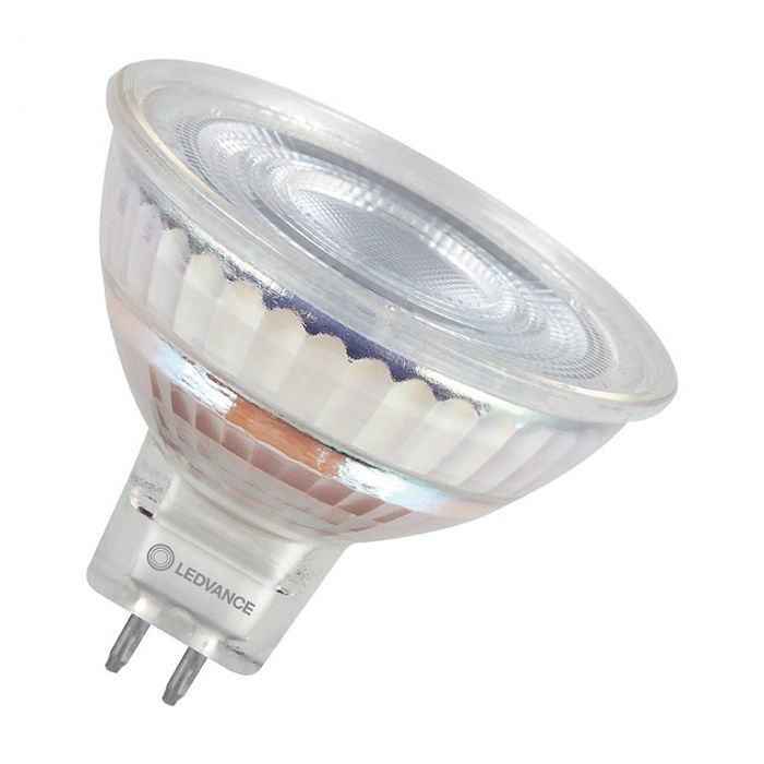 Lot De 6 Ampoules LED GU5.3 MR16 5W Blanc Neutre 4000K – 500LM, 12V AC/DC, Remplace 50W Halogène, Non Gradables