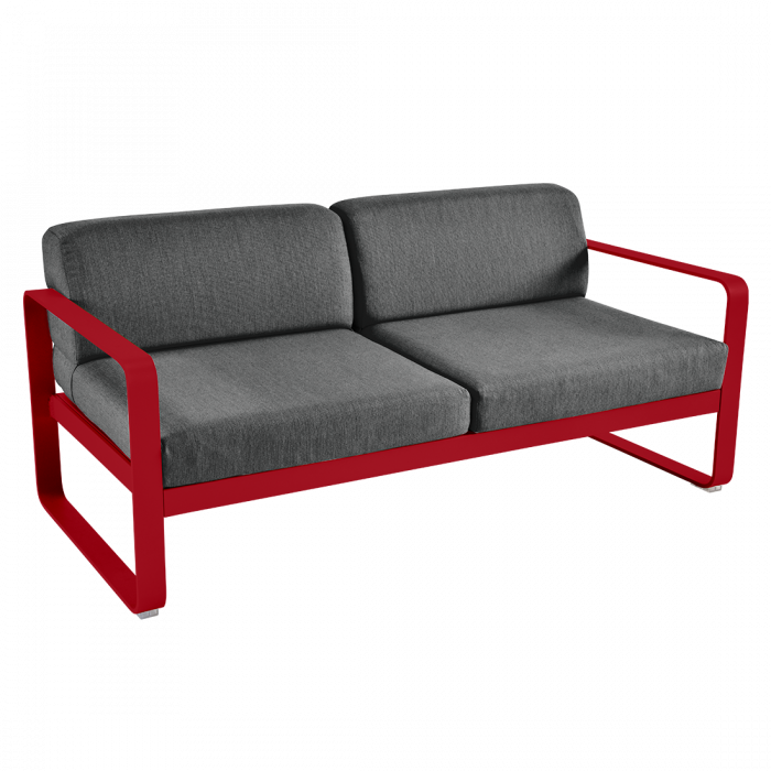 Canapé 2 places Bellevie - Gris graphite