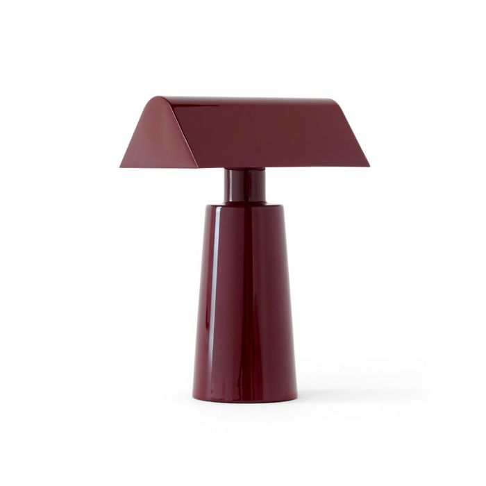 Lampe de table sans fil LED, petite lampe de bureau en métal