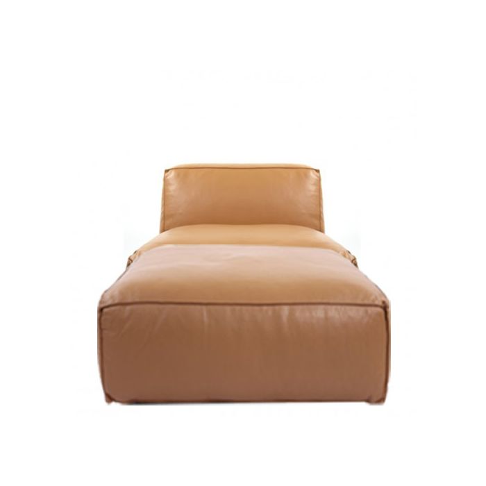 Cube élément méridienne - cuir marron canyon (Outlet)