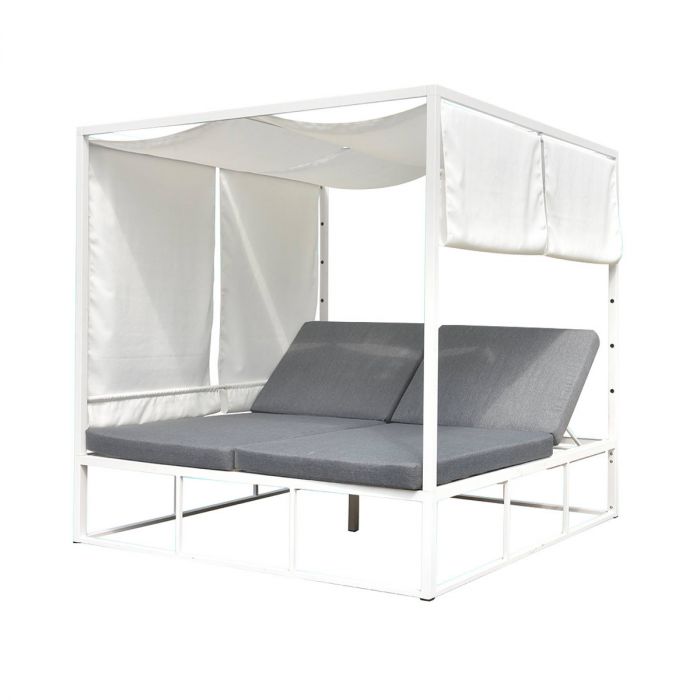 Daybed - Bain de soleil waterproof 2 places avec toit en toile (Outlet)