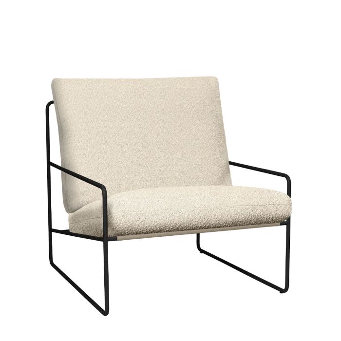 Fauteuil desert - pure bouclé