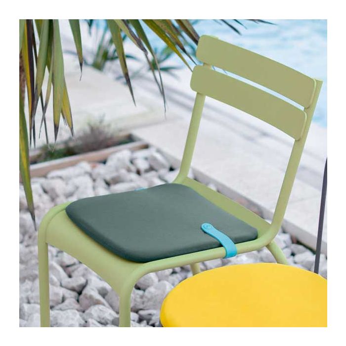 Galette Color Mix pour fauteuil FERMOB Monceau - Vert Safari