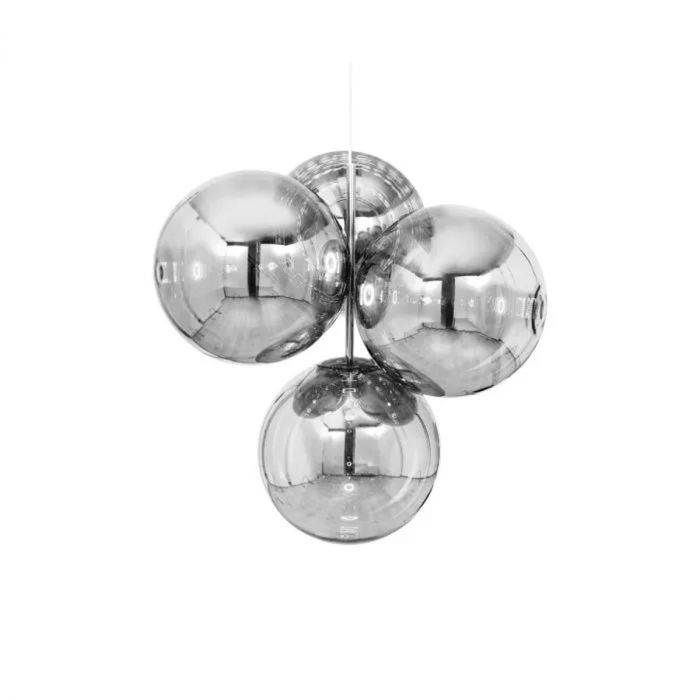 Globe chandelier small LED