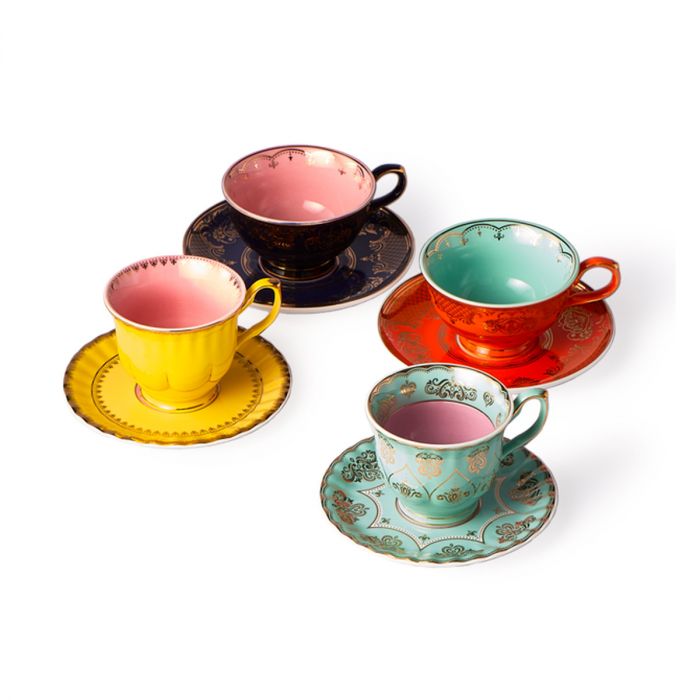 Grandpa Teacups - Lot de 4