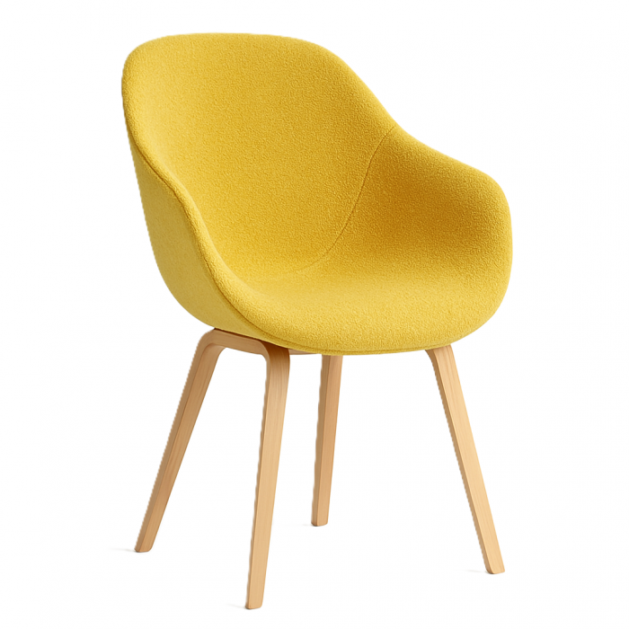 About a chair 123 - Chêne laquée / Jaune (Outlet)