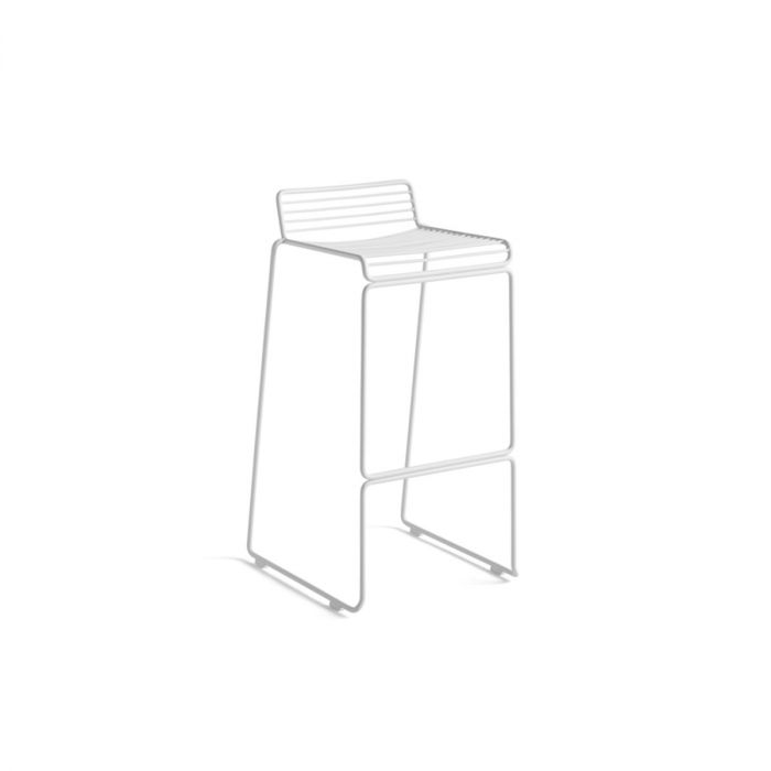 Hee Bar Stool - Tabouret 86cm - blanc (Outlet)