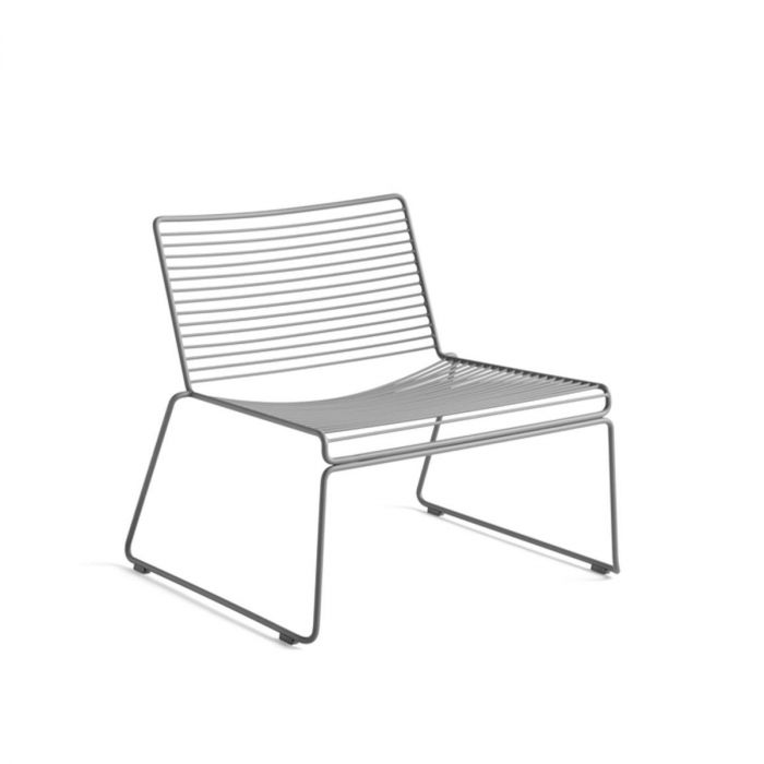 Fauteuil Hee lounge - Gris clair - Quickship (Outlet)
