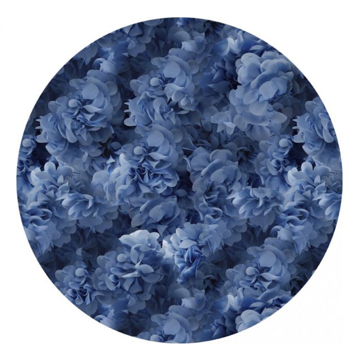 Tapis Hortensia rond Laine 