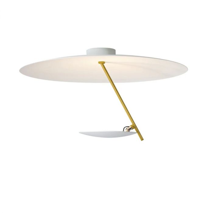 Plafonnier Lederam C180 - Blanc / Or (Outlet)