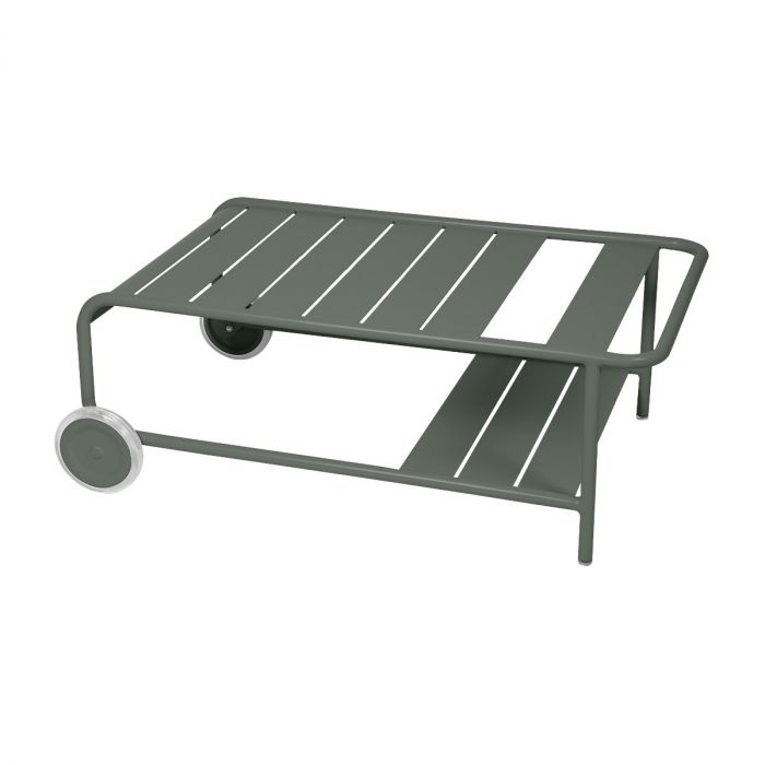 Luxembourg Table basse à Roues - Romarin