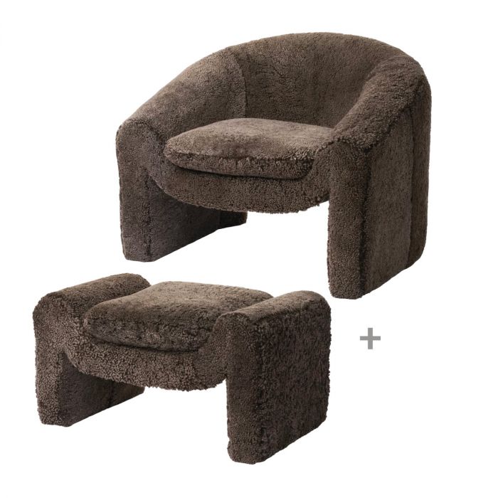 Mielo Vella - Fauteuil + Repose-pieds