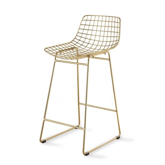 Wire Bar Stool - Laiton (Outlet)