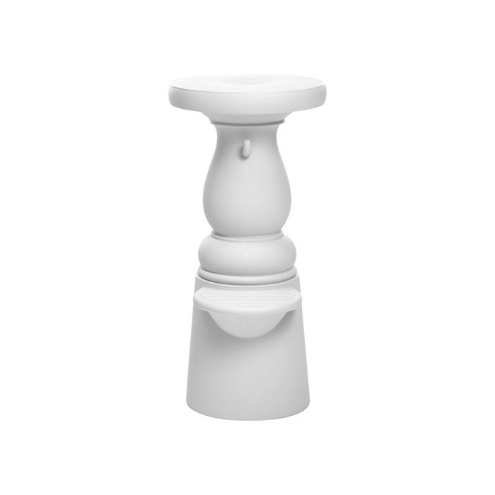 New Antique Bar Stool - Blanc