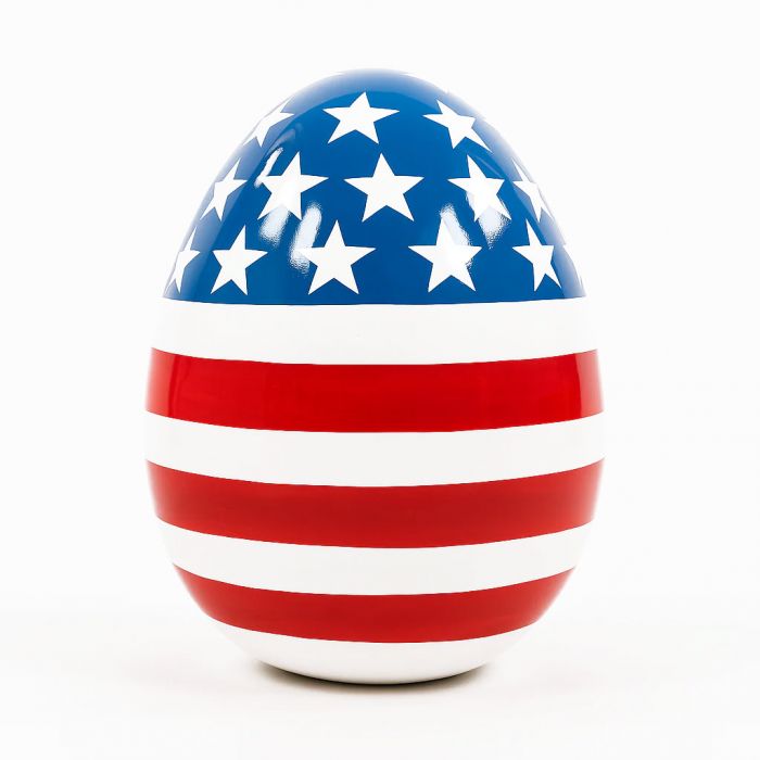 Oeuf drapeau USA