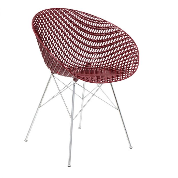 Smatrik chaise - Prune/Chrome (Outlet)
