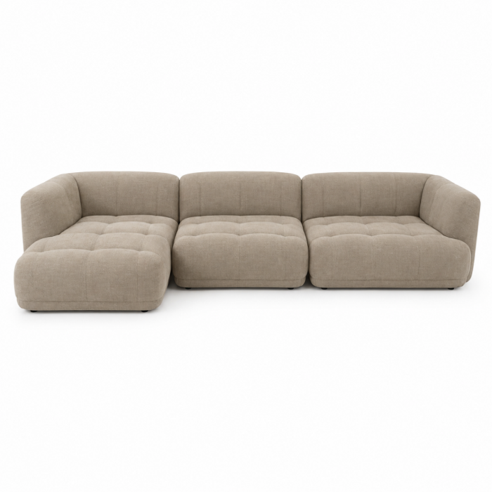 Canapé Quilton - Combinaison 17 - Tissu Overlap 01 (Outlet)