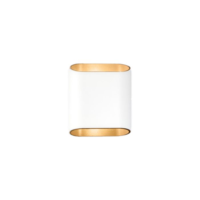 Applique Trapz blanc/ champagne