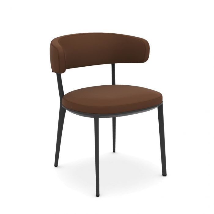 Chaise Caratos - SCA57A - Cuir Koto Cognac (Outlet)