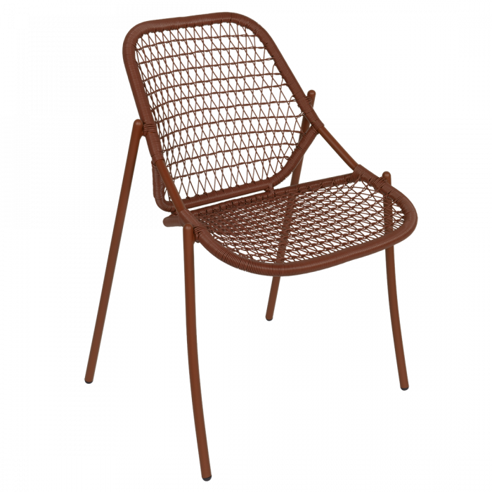 Chaise Empilable Sixties - Ocre Rouge