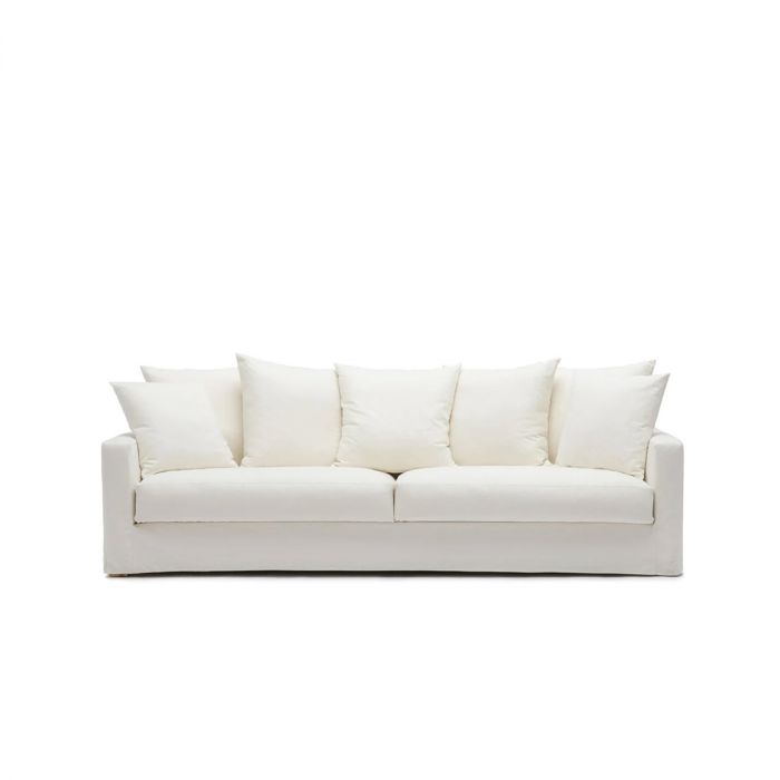 Canapé Sloo - 260 cm - Ivoire (Outlet)