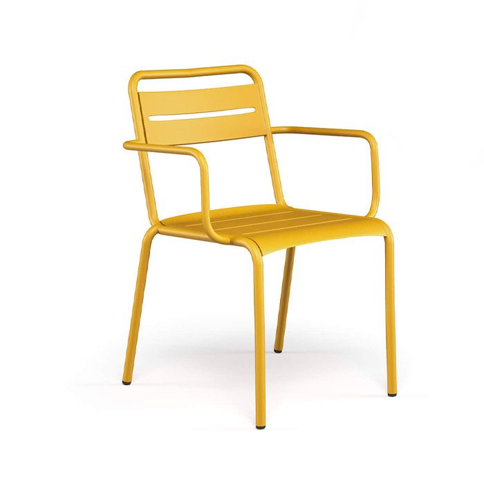 Chaise avec accoudoirs Star - Lot de 4