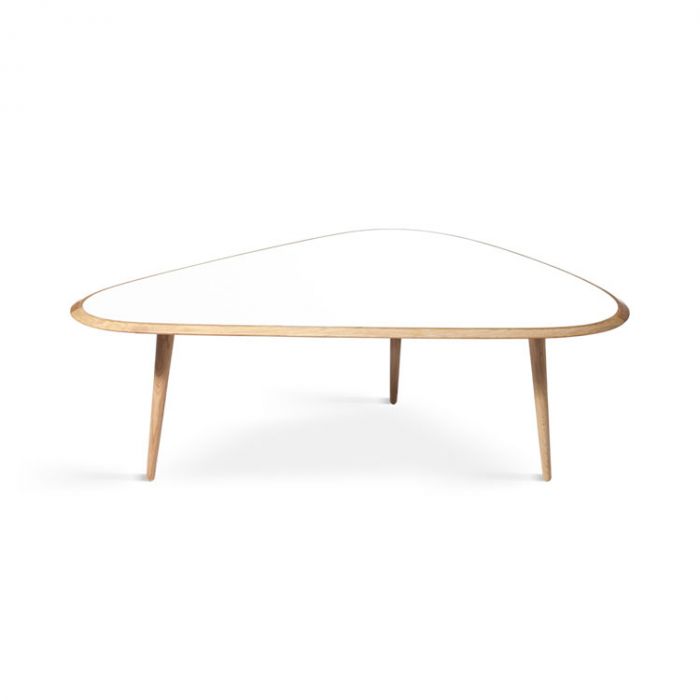 Table basse Large Fifties - Blanc