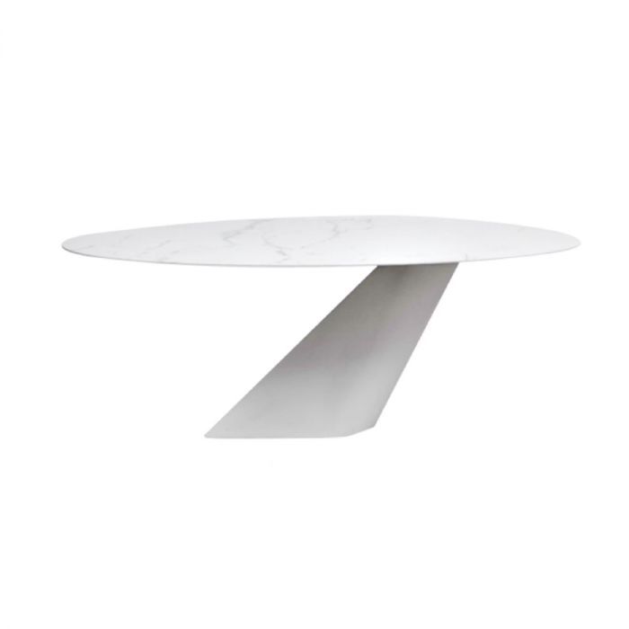 Table Ovale O - 200 cm - Blanc (Outlet)