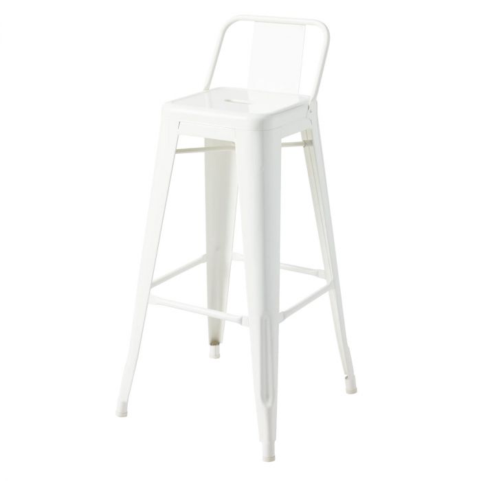 Tabouret petit dossier