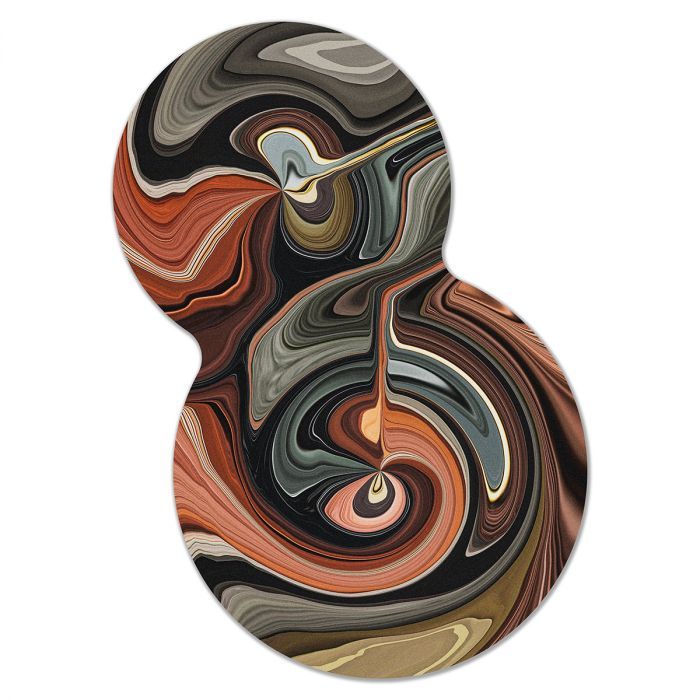Tapis Liquid Layers organique 300 x 185 cm - Agate (Outlet)